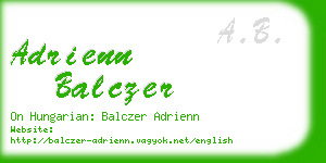 adrienn balczer business card